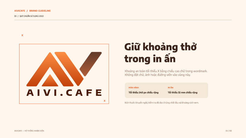 Trang 5 của Brand Guidelines